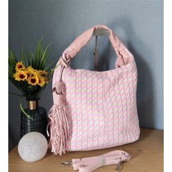   Τσάντα ώμου ροζ Β041